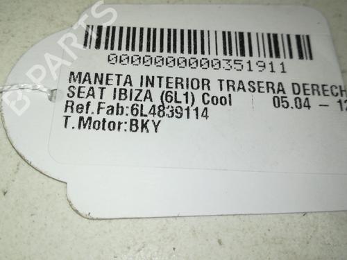 Rear right interior door handle SEAT IBIZA III (6L1)  | BP13547602I16 