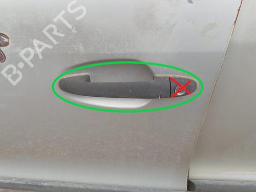 Used Front left exterior door handle MERCEDES-BENZ A-CLASS (W168) A 170 CDI (168.009, 168.109) (95 hp) 24404484