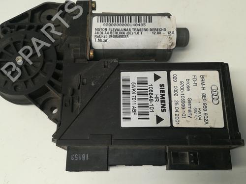 Rudehejsemotor bagstkærm højre AUDI A4 B6 (8E2) 1.8 T (150 hp) 9350915
