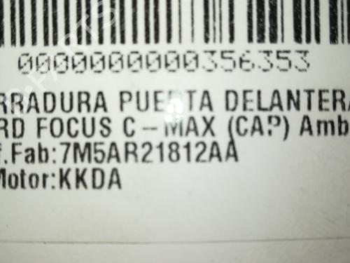 Høyre foran lås FORD FOCUS C-MAX (DM2)  | BP13445405C97 