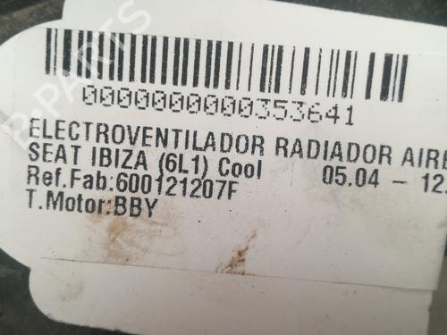 Køleventilator elektrisk SEAT IBIZA III (6L1)  | BP13101937M35 