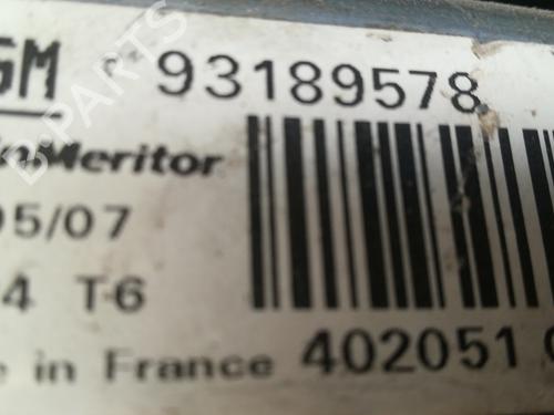 Front right window mechanism OPEL MERIVA A MPV (X03)  | BP9353365C23 