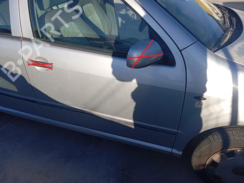 Dør høyre foran SKODA FABIA I (6Y2) [1999-2008]  22219119