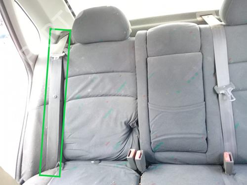 Used Rear right seatbelt VOLVO S40 I (644) 2.0 (136 hp) 26660344