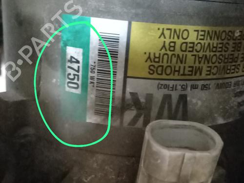 AC compressor OPEL ASTRA H (A04) 1.6 (L48) | BP9357184M34 