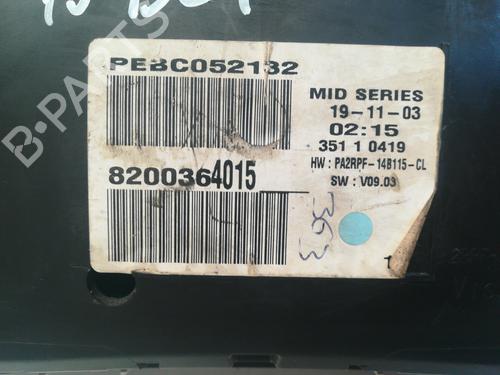 Instrument cluster RENAULT MEGANE II (BM0/1_, CM0/1_)  | BP9348099C47 