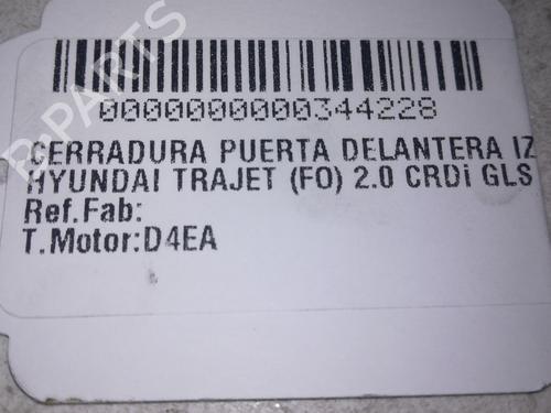 Front left lock HYUNDAI TRAJET (FO) 2.0 CRDi | BP12294936C98 