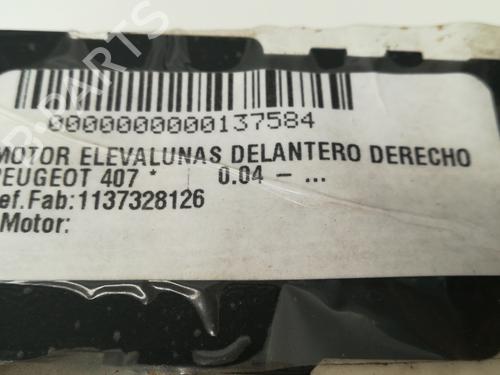 Right front window motor PEUGEOT 407 (6D_)  | BP9350719E20 