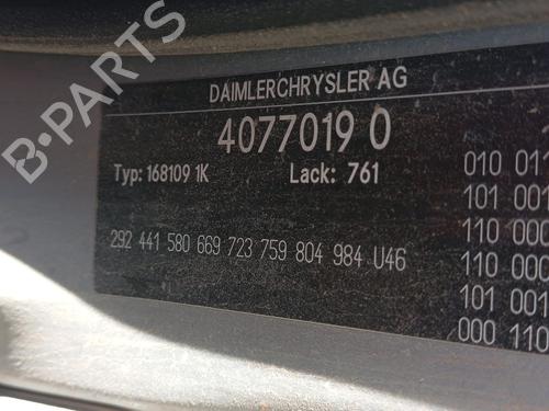 Front left window mechanism MERCEDES-BENZ A-CLASS (W168) A 170 CDI (168.009, 168.109) | BP24404474C22 