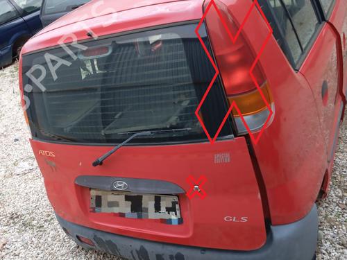 Used Tailgate HYUNDAI ATOS (MX) 1.0 i (54 hp) 25296110