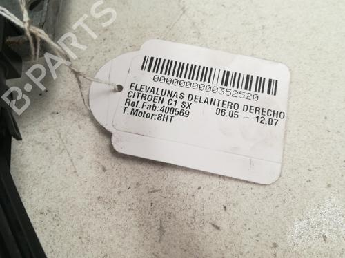 Front right window mechanism CITROËN C1 (PM_, PN_) 1.4 HDi | BP13216628C23