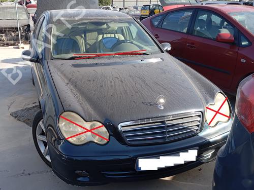 Used Hood MERCEDES-BENZ C-CLASS (W203) C 220 CDI (203.008) (150 hp) 24333325