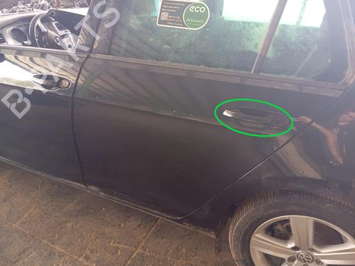 Used Rear left exterior door handle VW GOLF VII (5G1, BQ1, BE1, BE2) [2012-2021]  25205759