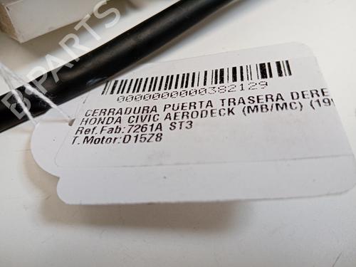 Rear right lock HONDA CIVIC VI Aerodeck (MB, MC) 1.5 16V (MB9) | BP17448127C99 