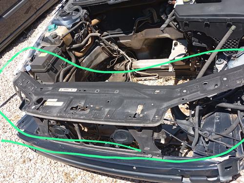 Used Front slam panel VOLVO 850 (854) 2.4 (144 hp) 26275429