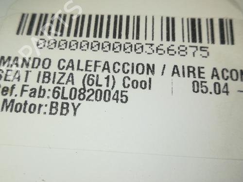 Climate control SEAT IBIZA III (6L1)  | BP15518969I5 