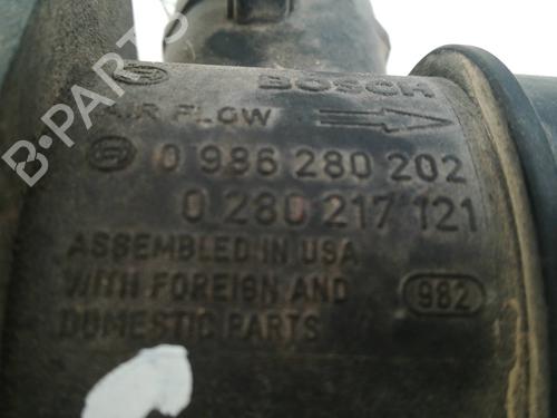 Mass air flow sensor VW SHARAN (7M8, 7M9, 7M6) 1.9 TDI | BP9360770M95 