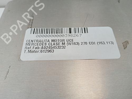 Engine control unit (ECU) MERCEDES-BENZ M-CLASS (W163) ML 270 CDI (163.113) | BP17072931M57 