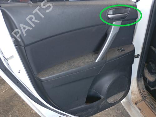 Used Rear left interior door handle MAZDA 3 (BL) [2008-2014]  23462990