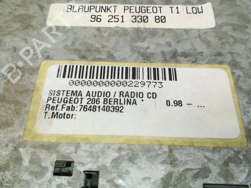 Bilradio PEUGEOT 206 Hatchback (2A/C)  | BP9357900E6 