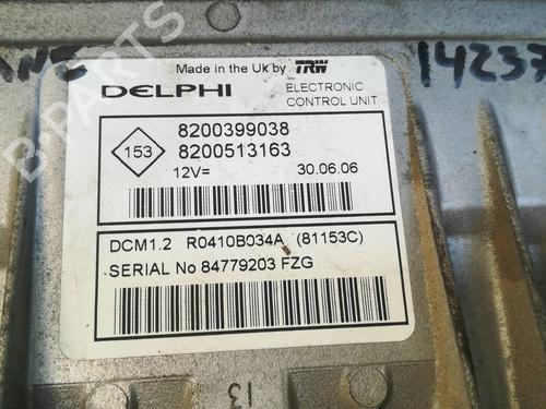 Engine control unit (ECU) RENAULT MEGANE II (BM0/1_, CM0/1_) 1.5 dCi (BM1F, CM1F) | BP16123863M57 