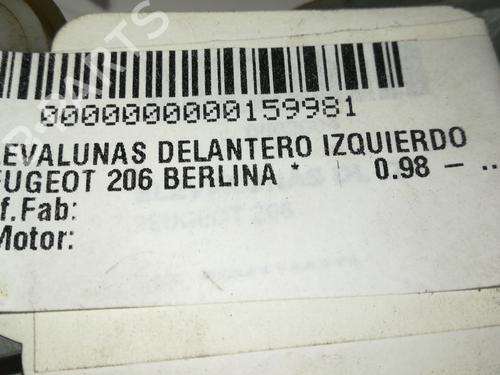 Front left window mechanism PEUGEOT 206 Hatchback (2A/C)  | BP9353895C22 