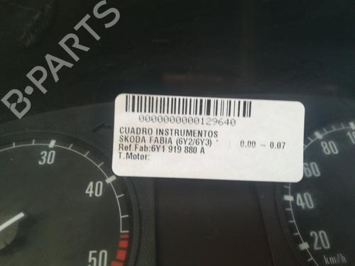 Instrument cluster SKODA FABIA I (6Y2)  | BP9348293C47 