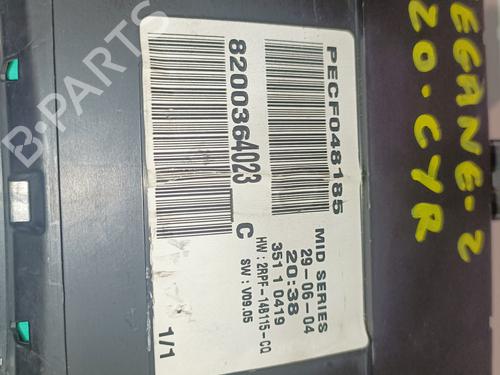 Kombinert Instrument RENAULT MEGANE II (BM0/1_, CM0/1_)  | BP16150657C47 