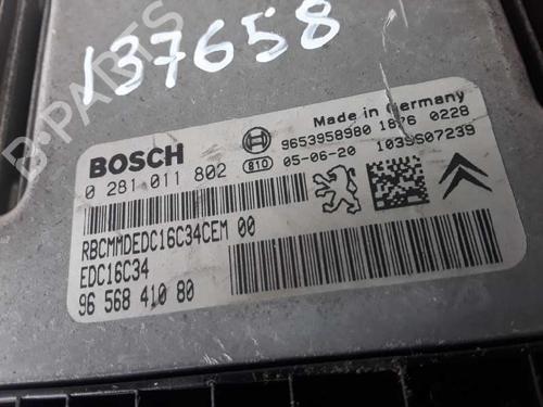 Engine control unit (ECU) CITROËN XSARA PICASSO (N68) 1.6 HDi | BP9283169M57