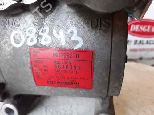 AC compressor MITSUBISHI SPACE STAR MPV (DG_A) 1.8 GDI (DG5A) | BP13317143M34 