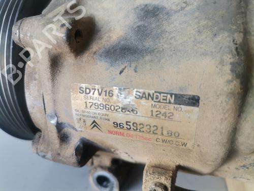 AC compressor CITROËN BERLINGO / BERLINGO FIRST Box Body/MPV (M_) 1.6 HDI 75 (MB9HW) | BP10370008M34 