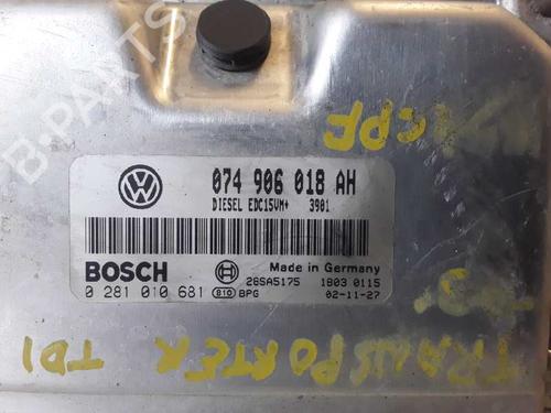 Engine control unit (ECU) VW TRANSPORTER T4 Van (70A, 70H, 7DA, 7DH)  | BP9534804M57 