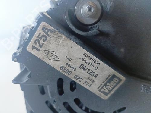 Alternator RENAULT CLIO II (BB_, CB_)  | BP13404983M7 