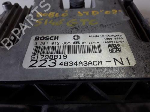 Engine control unit (ECU) FIAT DOBLO Box Body/MPV (223_) 1.9 JTD | BP9283539M57 