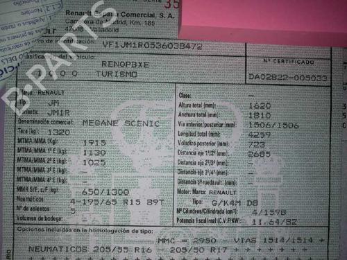 Engine control unit (ECU) RENAULT SCÉNIC II (JM0/1_)  | BP9281670M57 