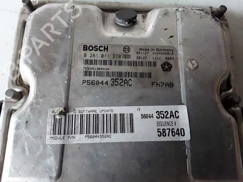 Engine control unit (ECU) JEEP CHEROKEE (KJ) 2.5 CRD 4x4 | BP9315054M57 