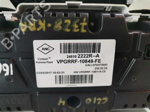 Instrument cluster RENAULT CLIO IV (BH_)  | BP9285807C47 