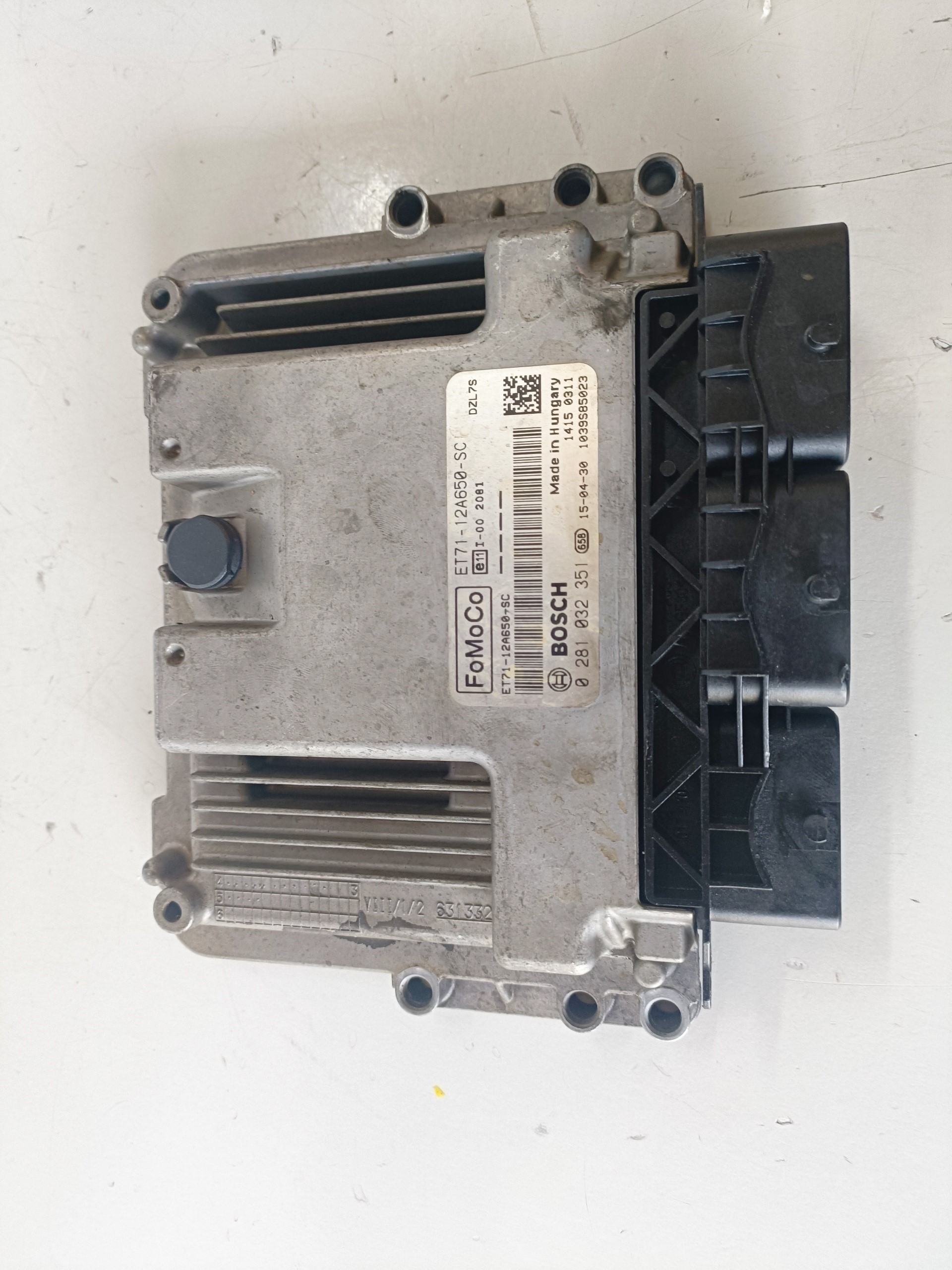 Engine control unit (ECU) FORD TRANSIT COURIER B460 Box Body/MPV