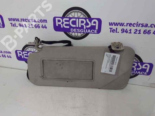 Used Left sun visor Left sun visor CITROËN C5 III (RD_) 2.0 HDi (RDRHD8, RDRHDJ, RDRHR8, RDRHRJ) (136 hp) 9493543 9493543