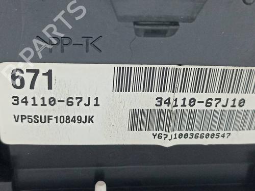 Instrument cluster SUZUKI GRAND VITARA II (JT, TE, TD) 1.9 DDiS (JB419WD, JB419XD) | BP13927377C47 