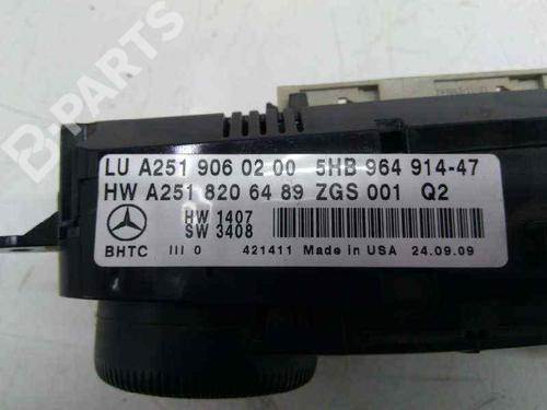 Climate control MERCEDES-BENZ M-CLASS (W164)  | BP9834280I5 
