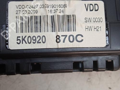 Instrument cluster VW GOLF VI (5K1)  | BP9485521C47 