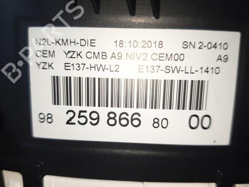 Instrument cluster PEUGEOT 2008 I (CU_) 1.5 BlueHDI 100 | BP33288341C47 - Image 10