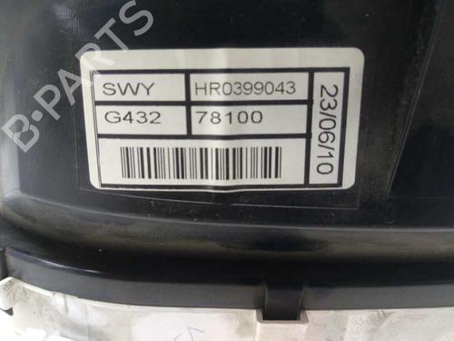 Instrument cluster HONDA CR-V III (RE_)  | BP9468371C47 