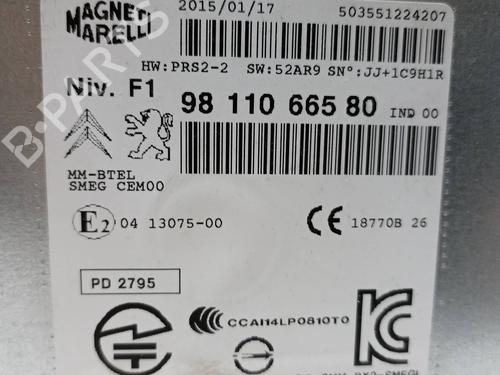 Radio PEUGEOT 208 I (CA_, CC_)  | BP14923029E6 