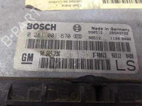 Engine control unit (ECU) OPEL ASTRA G Hatchback (T98)  | BP9479177M57 