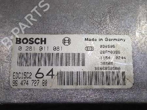 Engine control unit (ECU) PEUGEOT 307 SW (3H)  | BP9466465M57 