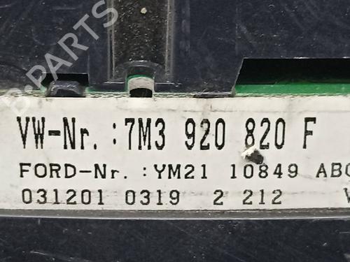 Instrument cluster VW SHARAN (7M8, 7M9, 7M6) 1.9 TDI | BP10334901C47 
