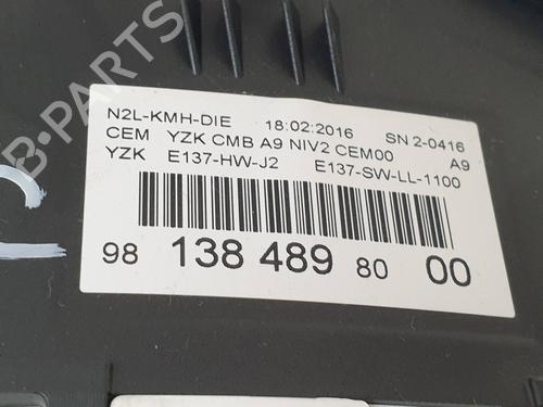 Instrument cluster PEUGEOT 208 I (CA_, CC_)  | BP17724876C47 