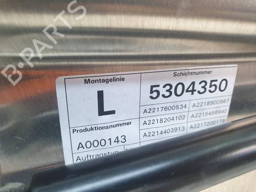 Front left window mechanism MERCEDES-BENZ S-CLASS (W221, V221) S 63 AMG (221.077, 221.177) | BP15511490C22 